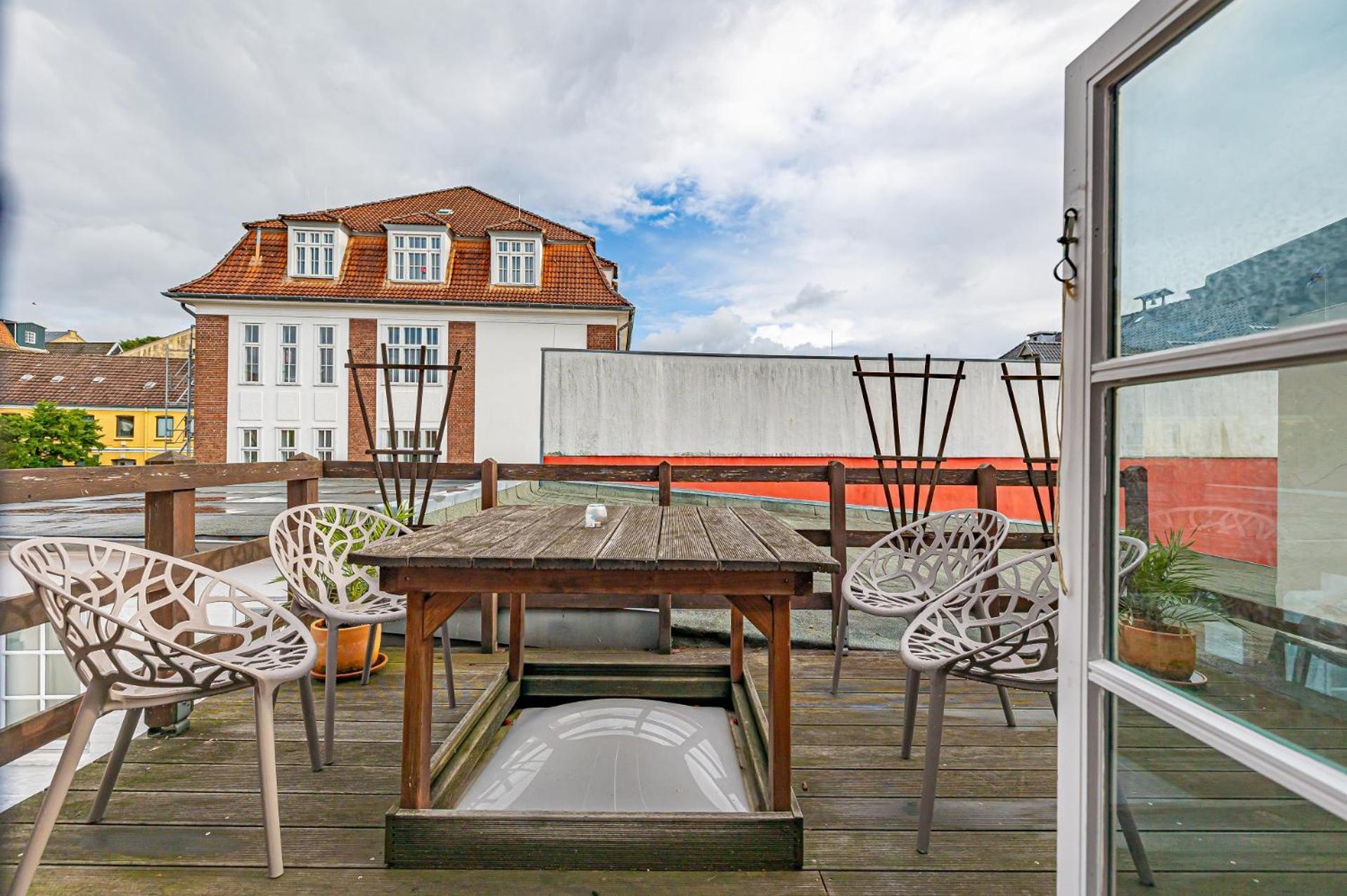 Fewo1846 - Kaete-Lassen-Huus - Uriges Haeuschen Auf 3 Ebenen Mit Dachterrasse Am Hafen Flensburg Exteriér fotografie